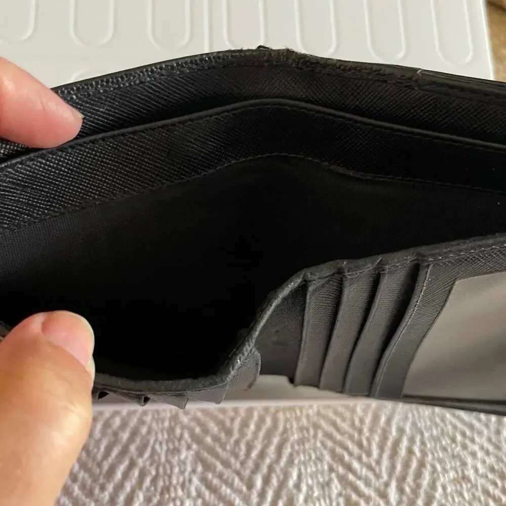 Salvatore Ferragamo black bifold wallet